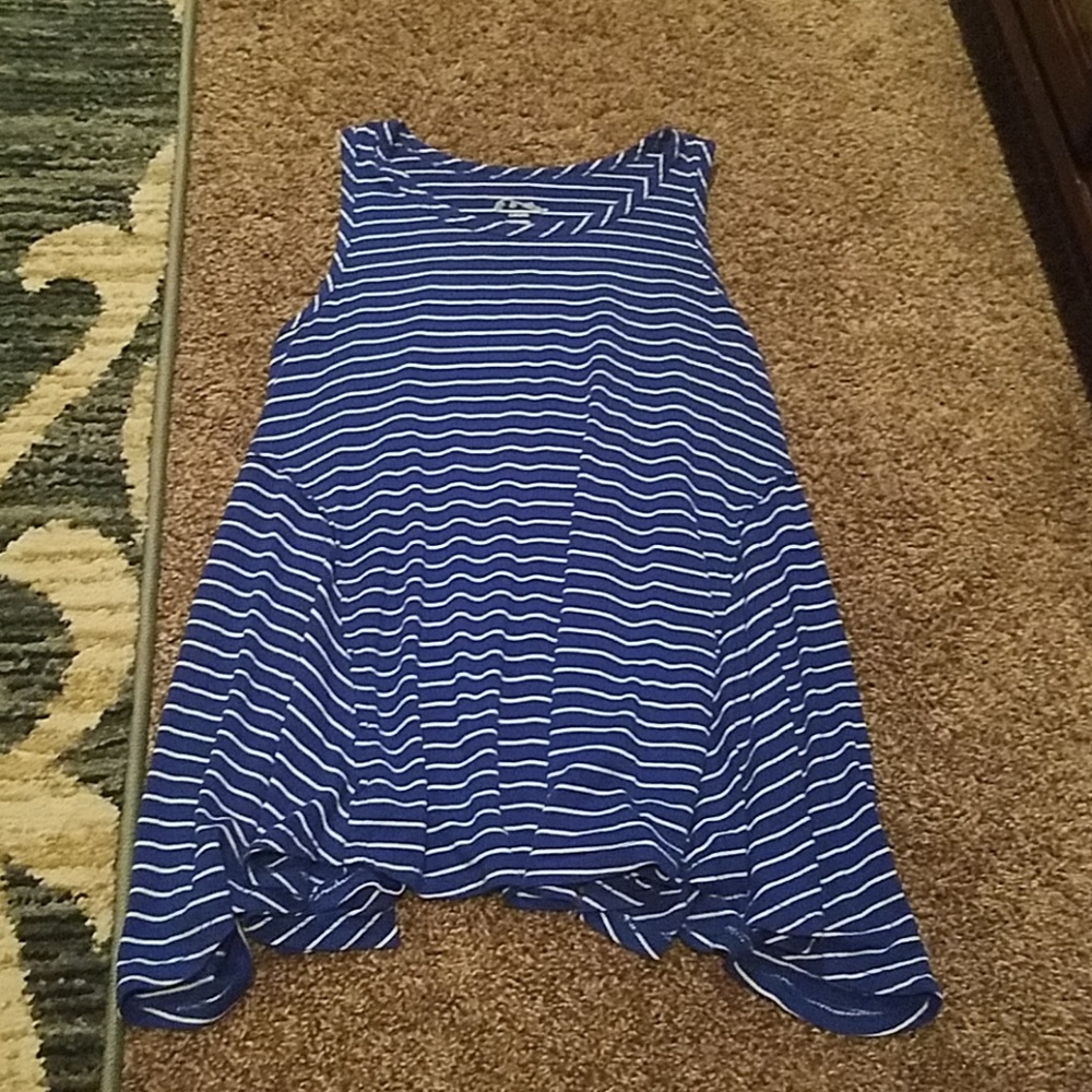 Art Class L(10/12) blue tank top